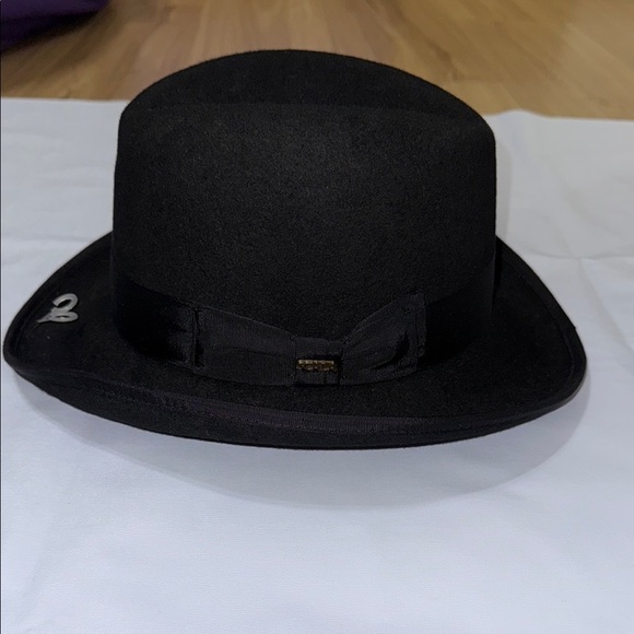 Scala Classico Men Crushable Wool
Felt Fedora Hat Black Size L Black Almost new - Picture 1 of 16